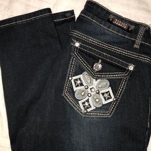 NWT! Size 11 Vivi Diva dark indigo skinny jeans